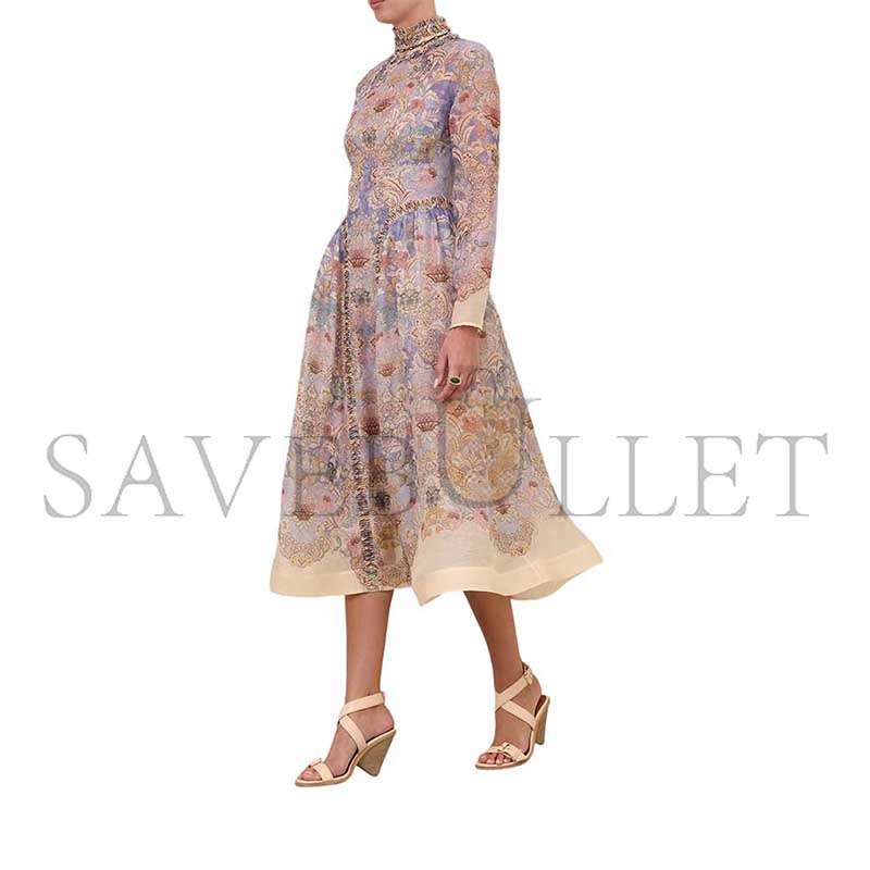 ZIMMERMANN REBELLION BEADED MIDI DRESS 6591DC261